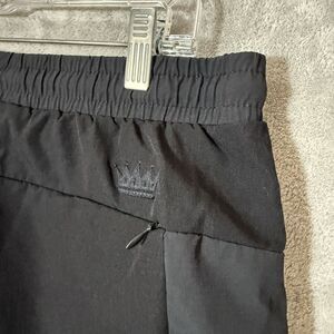 Under 510 Athletic Jogger Pants Men 34x26 (34x24) Black Nylon Stretch Reflective